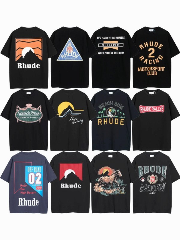 Rhude "Dark" Series T-Shirt Collection Review: Oversized Cotton Tees Tested